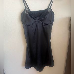Satin slip dress